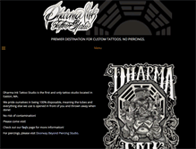 Tablet Screenshot of dharmaink.com